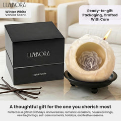 INTERGAZE LUMINORA winter white vanilla scent creates inviting mood