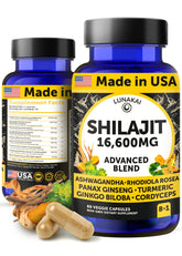 Lunakai bottle pour shilajit capsules for everyday wellness and purity