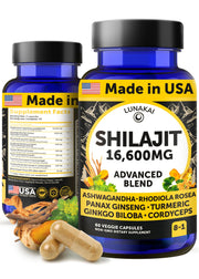 Lunakai bottle pour shilajit capsules for everyday wellness and purity