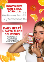 Lunakai CoQ10 gummies soft chew close up emphasizes easy daily intake.