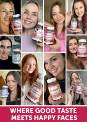 Lunakai Cranberry Gummies package label highlighting ingredients.