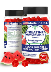 Lunakai creatine gummies pack close-up for on-the-go convenience.