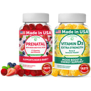 Lunakai Prenatal Gummies bottle close-up for convenient daily immune support