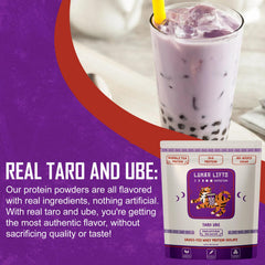 Grass-fed whey isolate powder pouring into a glass for a high-protein shake.