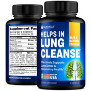 Lungwell Quit Smoking Aid bottle for daily support toward clearer breathing.