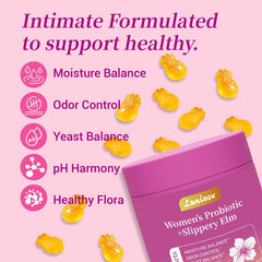 Lunivox pH-balanced feminine probiotic gummies for daily comfort.