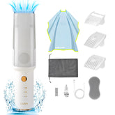 LUSN baby hair clippers vacuum front view for mess-free trims.