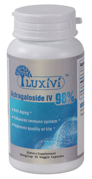 Luxivi Astragaloside IV capsule close-up highlighting high purity