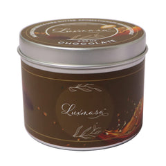 Luxmasa massage oil candle creates a warm ambiance for relaxation.
