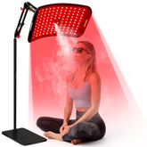 LuxReyan red light therapy panel emits 660nm light for skin rejuvenation.