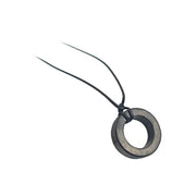 LWQCHW shungite pendant round protects from negative energy while stylish