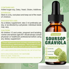Lxmzlzk Graviola drops mixed into a shake for daily nutrition