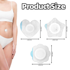 Lyreh flower shaped navel patch offers breathable, disposable wear