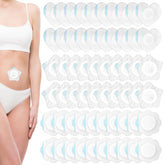 Lyreh heart shaped belly button patch for quick, highly absorbent use