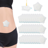 Lyreh castor oil belly wrap with five-point star design for absorbent, comfortable coverage.