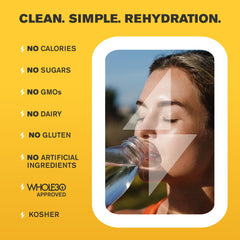 LyteShow three-pack packaging shows portable hydration for workouts and travel
