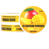 LyvWel 72mg caffeine energy pouch under the lip for quick, clean energy