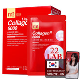 m2 Super Collagen Drink bottle and pack, ready for daily beauty hydration.