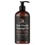 M3 Naturals Arnica Sore Muscle Massage Oil bottle delivers fast absorption for tired muscles