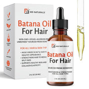 M3 Naturals Batana Oil bottle for daily hydration of hair and skin.