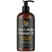 M3 Naturals Firming Oil bottle pour showing easy, smooth application for skin