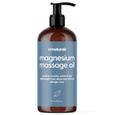 M3 Naturals magnesium massage oil bottle for soothing sore muscles after workout