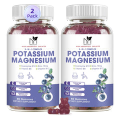 MABEFY potassium magnesium gummies bottle for smoother muscle comfort.