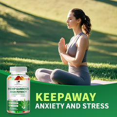 MABEFY vegan pectin gummies packaging emphasizes plant-based wellness.
