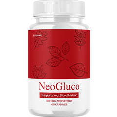 Macondo NeoGluco bottle front promotes daily healthy circulation and balanced energy.