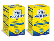 MacuShield capsules bottle close-up for daily dietary supplement routine