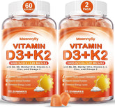 Maennyliy Vitamin D3 K2 Gummies bottle-front for convenient daily intake.