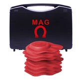 MAG 8-pack rectangular ferrite biomagnets with 3000 Gauss for precise placement during therapy.
