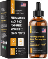 MagHealth Maca Root Liquid Drops bottle front view supports daily focus and energy.