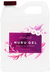 Magic Gel Nuru bottle-glide showcases ultra-smooth full-body motion for couples massage—slippery yet clean.