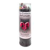 MAGICK SPACE Break Up palm wax candle in black, supports focused intentions and peaceful separation rituals.