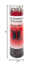 MAGICK SPACE candle dressed and fixed, scented aroma enhances ritual energy
