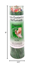 MAGICK SPACE Pay Me Palm Wax Candle packaging preview for gifting and safe storage