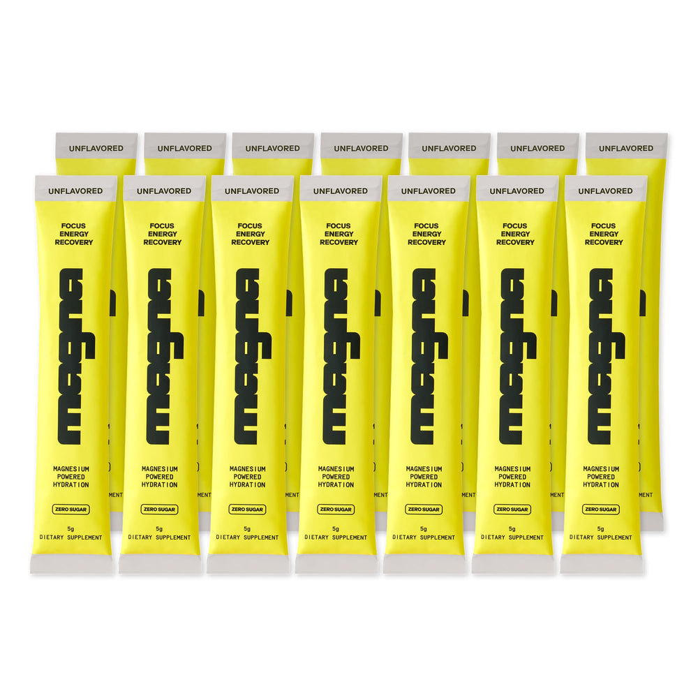 Magna Electrolytes unflavored powder tub for clean hydration on the go.
