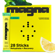 Magna Mint Lemonade bottle pour shows easy hydration on the move