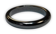 MAGNEHEALTH Holiday Hangover Hematite Ring front view; stylish jewelry with potential natural comfort