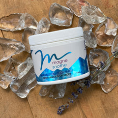 MagneSoothe rich, hydrating balm texture blends smoothly into skin.