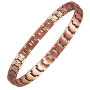 MagSølv copper magnetic anklet closeup shows quality finish and magnets for daily wear