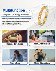 MagSølv eight embedded magnets near the wrist for enhanced proximity and daily balance.