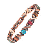 MagVIVACE copper anklet with metallic sheen for daily wear