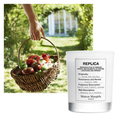 Maison Margiela Replica From The Garden Candle with green mandarin for fresh ambience