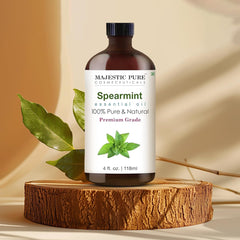 Majestic Pure Aceite Menta Verde con gotero integrado para medir la dosis con precisión