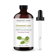 Majestic Pure Cinnamon Oil bottle for aroma diffusion.