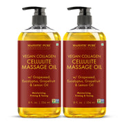 Majestic Pure Firming Body Oil bottle front view showing hydrating formula for smoother skin