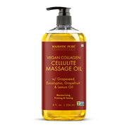 Majestic Pure Firming Body Oil bottle pour for smooth, hydrated skin