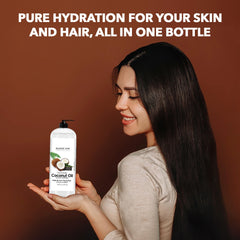 Majestic Pure fractionated coconut oil skin moisturizer for daily hydration